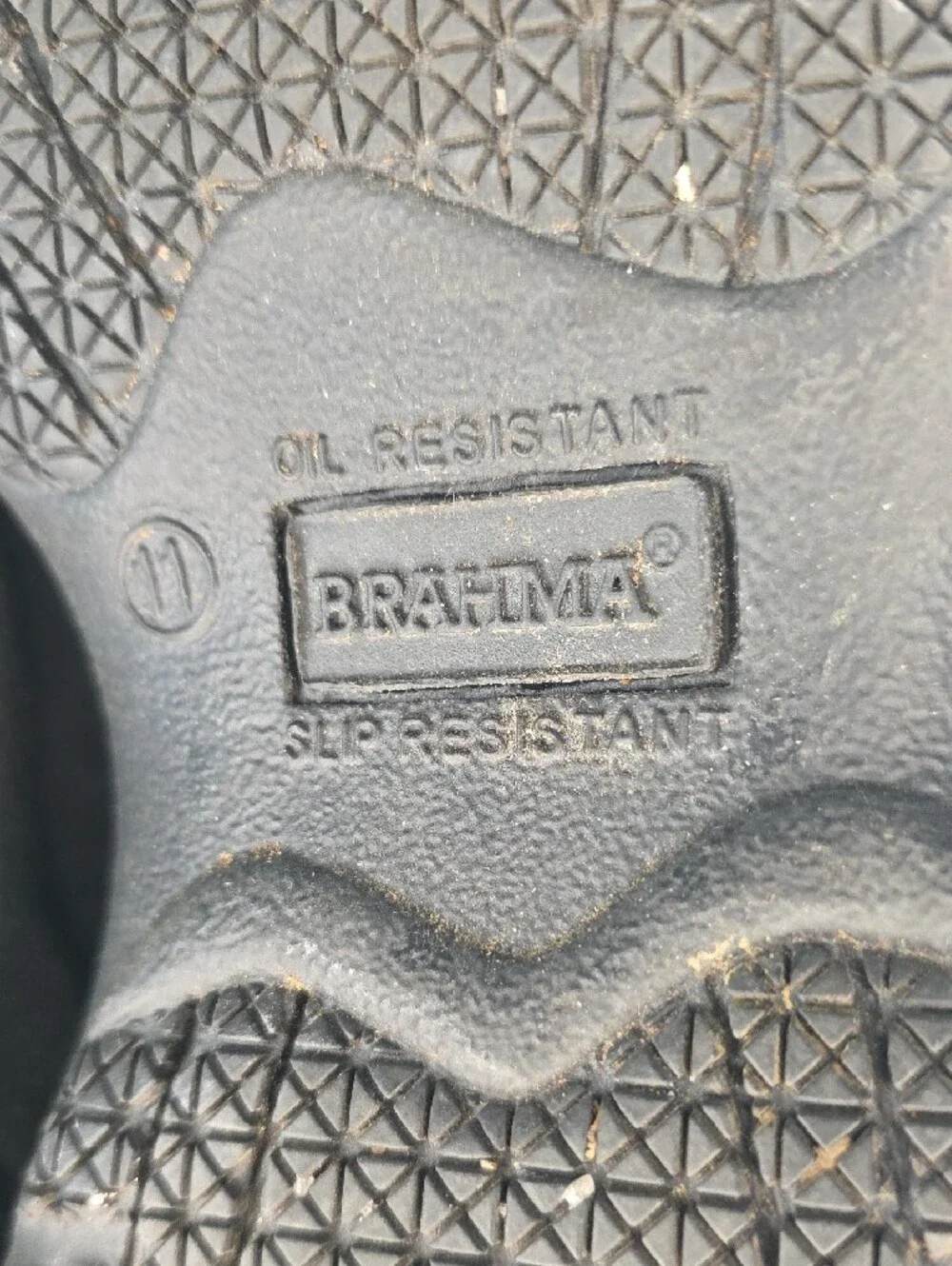 Brahma Men's Black Steeltoe Work Sneakers